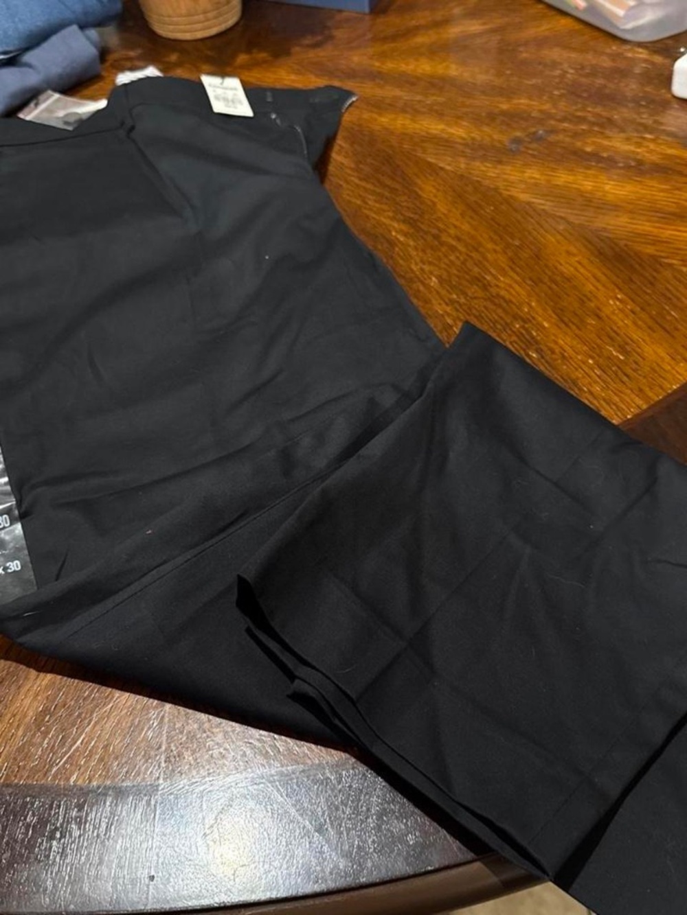 Express Men's Black Slim Fit Slacks